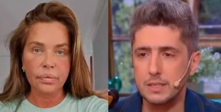 Nazarena Vélez y Jey Mammon. Foto: NA