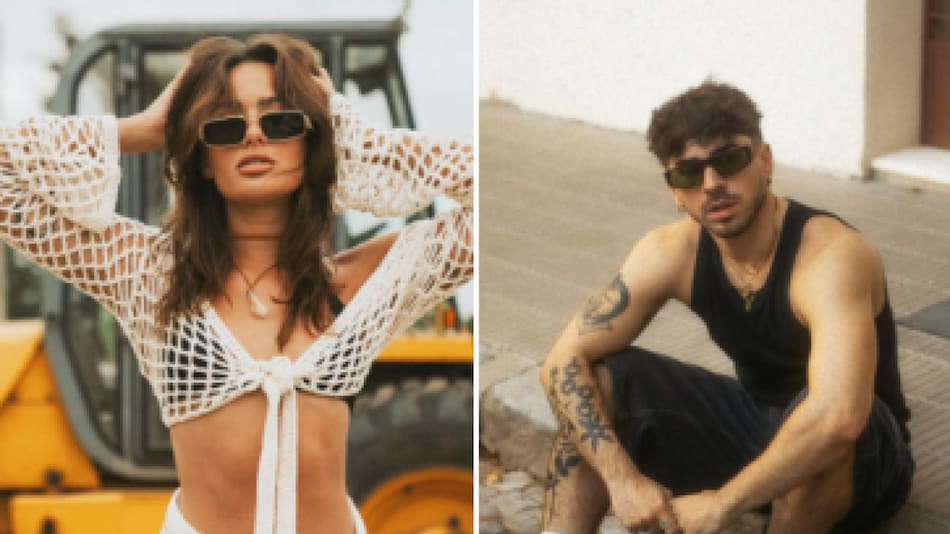 Flor Jazmín Peña y Agus Franzoni. Foto Instagram.