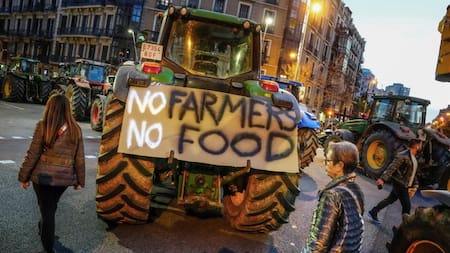 Tractores y protestas en España