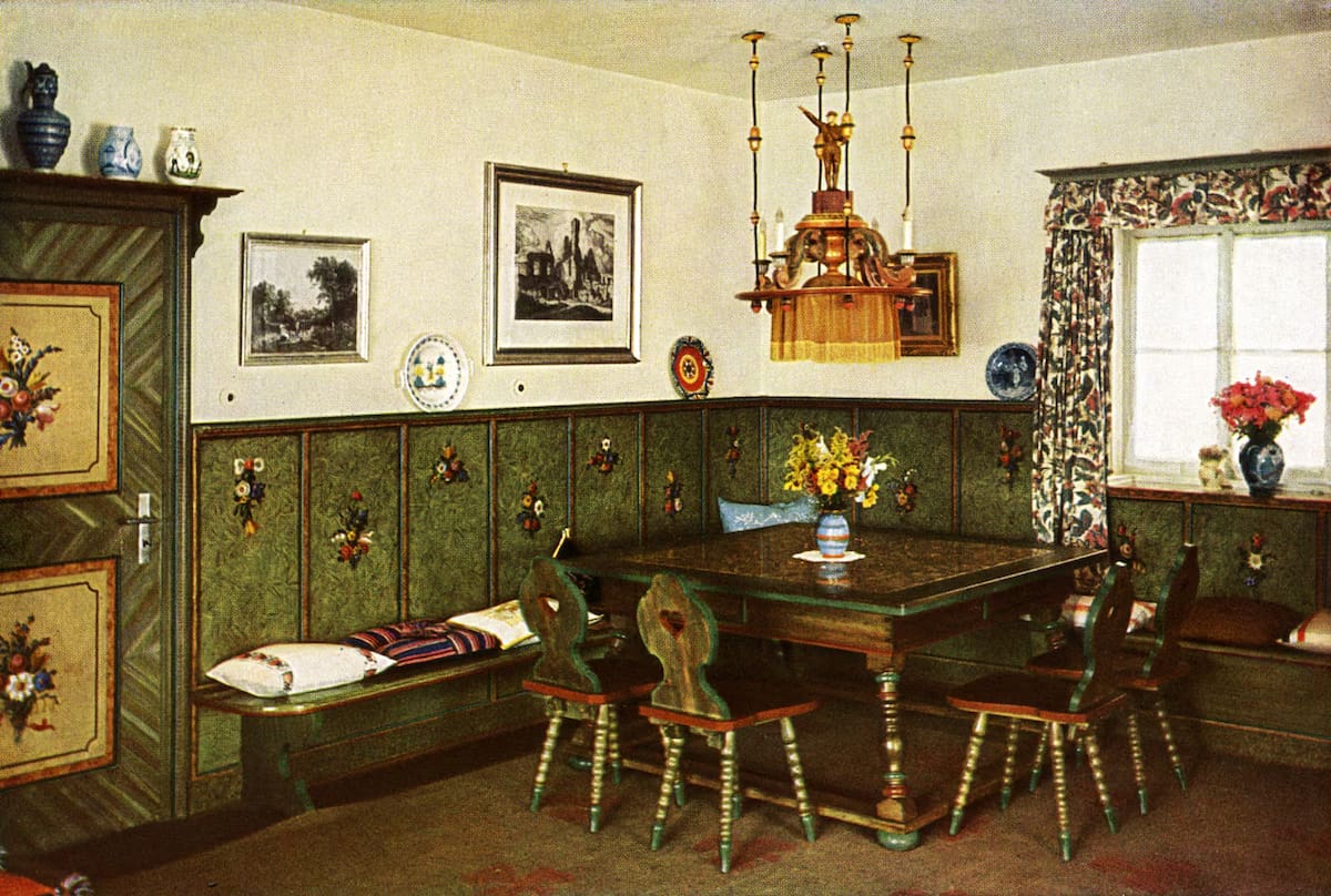 El interior de la casa Wachenfeld,