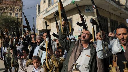 Los rebeldes hutíes del Yemen. Foto: Reuters/Khaled Abdullah