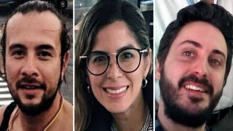 Gonzalo Domínguez Loeda, Mauren Barriga Vargas y Leonardo Muñoz - Periodistas detenidos en Venezuela