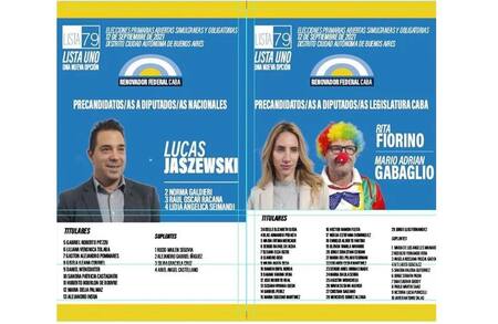 Marulito, payaso precandidato a legislador en Ciudad de Buenos Aires