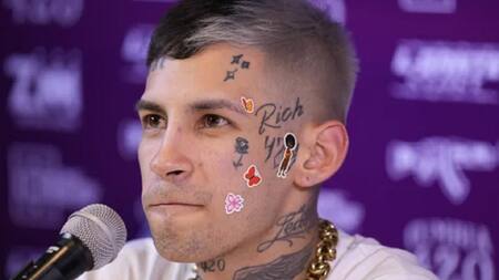 L-Gante, cantante de cumbia. Foto: NA.