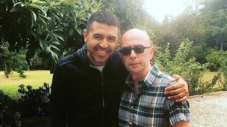 Juan Román Riquelme y el Indio Solari.