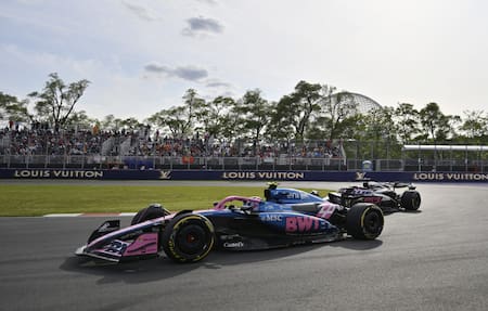 Franco Colapinto en el Gran Premio de Canadá. Foto: REUTERS/Jennifer Gauthier.