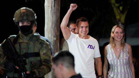 Triunfo electoral de Daniel Noboa en Ecuador. Foto: Reuters.