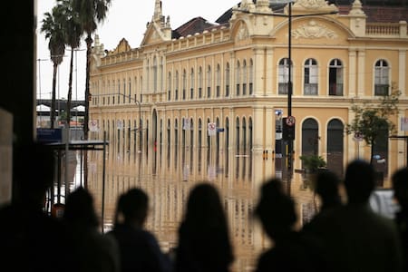 Inundaciones en Porto Alegre, Brasil. Foto: Reuters