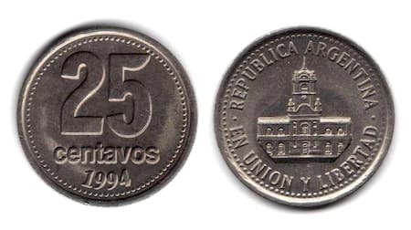 Coleccionistas pagan hasta $15.000 por un ejemplar de la moneda de 25 centavos. Foto: BCRA