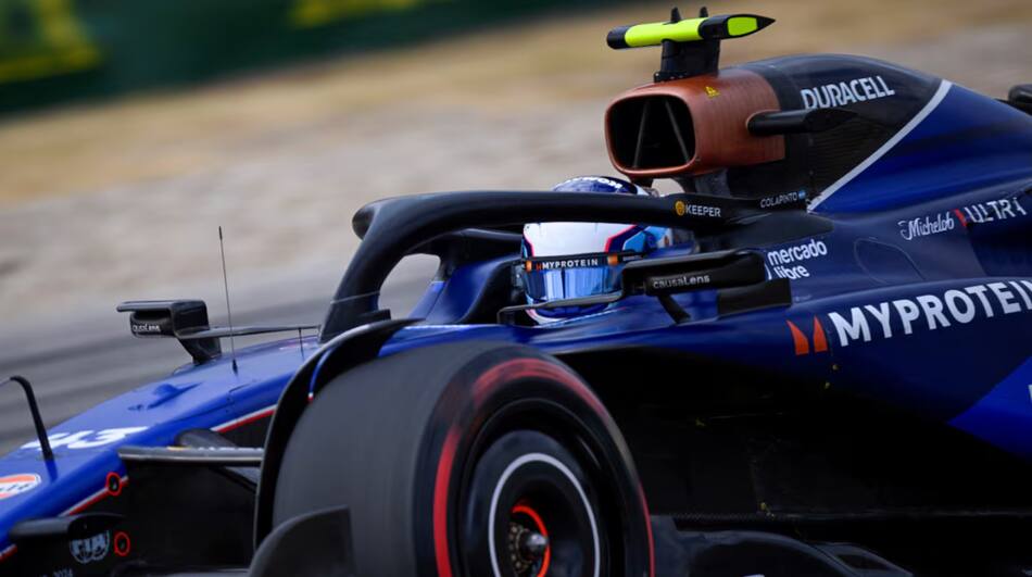 Franco Colapinto hizo una gran clasificación en Austin y largará décimo en la Sprint. Foto: Reuter