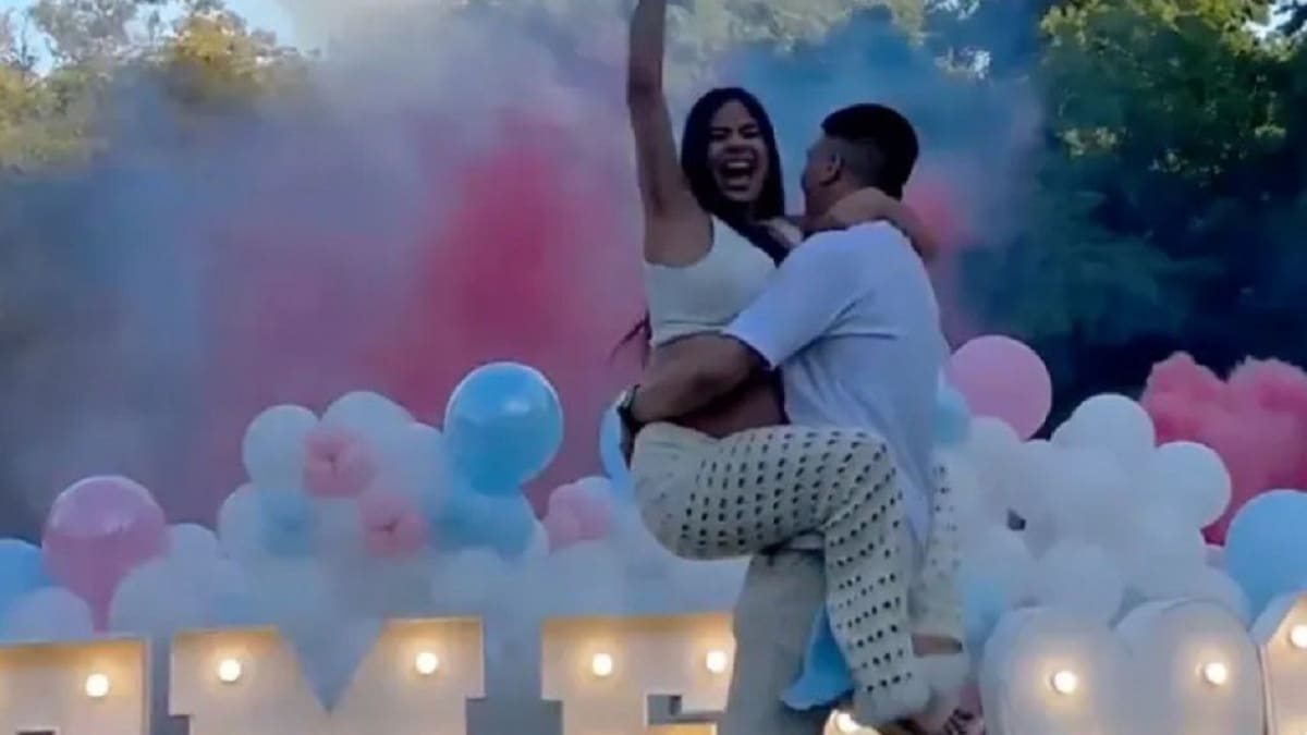 Thiago y Daniela Celis revelaron el sexo de sus bebés. Foto: NA.