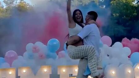 Thiago y Daniela Celis revelaron el sexo de sus bebés. Foto: NA.