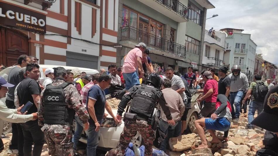 Sismo en Perú. Foto: Twitter @RadioNacionalFM.