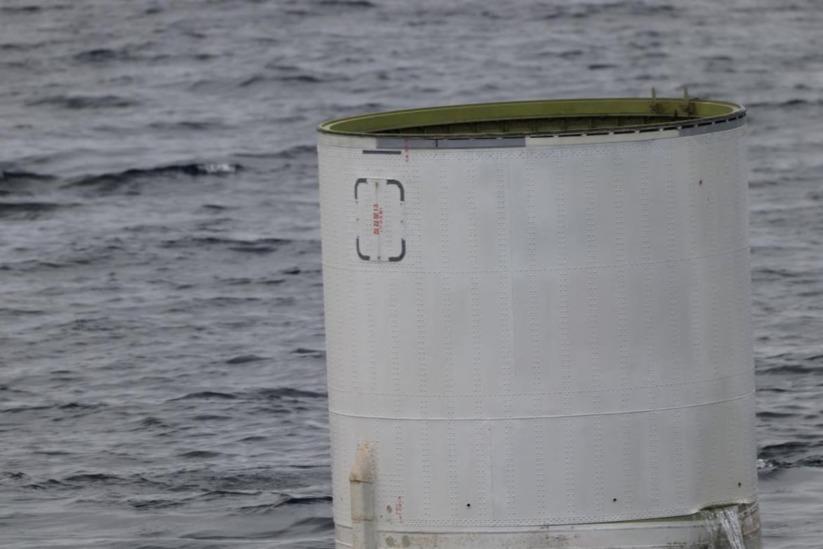 El cohete fue hallado en el mar por Corea del Sur. Foto: Reuters.