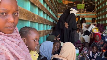 Conflicto armado en Sudán. Foto: Reuters.