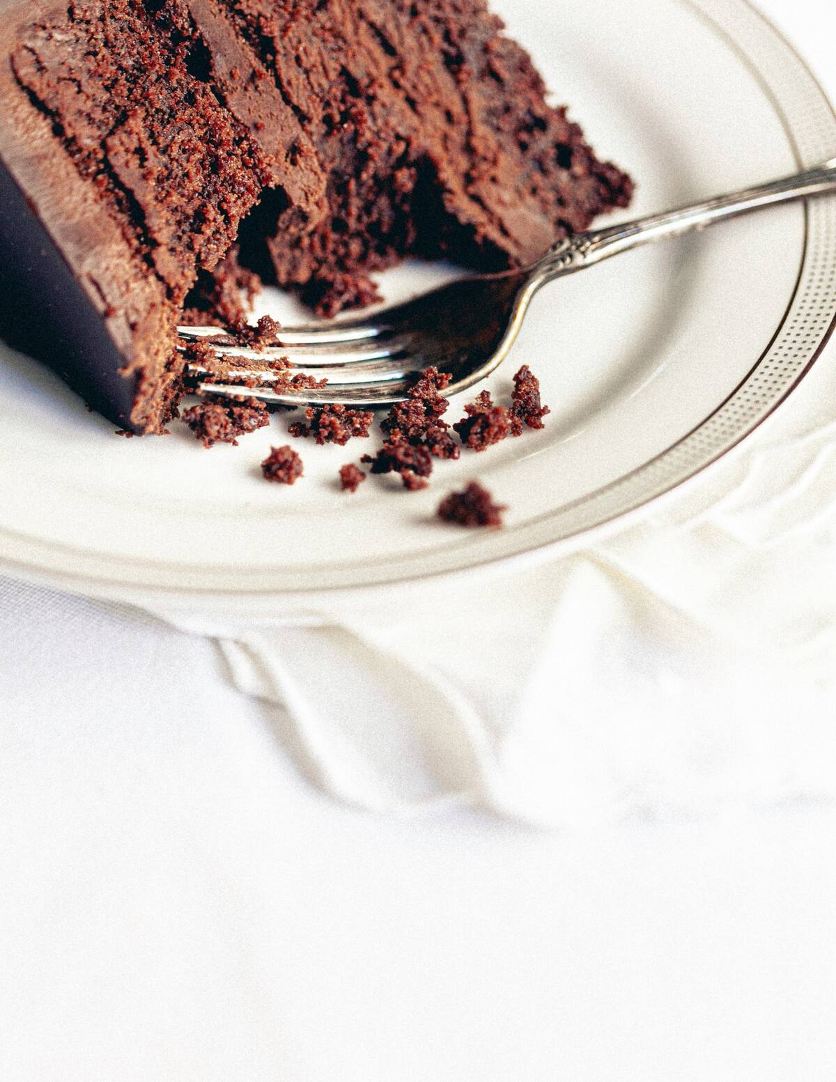 Torta de chocolate. Foto Unsplash.