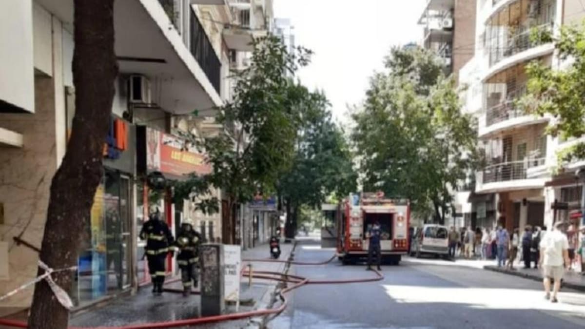 Incendio en un edificio en Almagro