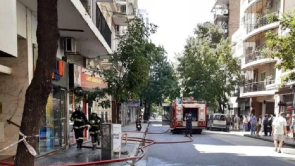 Incendio en un edificio en Almagro
