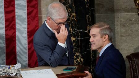 Jim Jordan en la Cámara de Representantes de EE.UU. Foto: REUTERS.