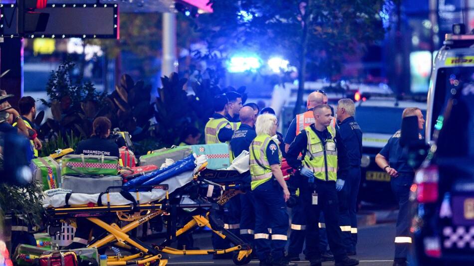 Ataque en un centro comercial de Australia. Foto: EFE.