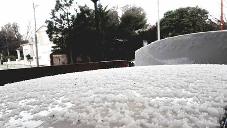 Graupel. Foto: SMN