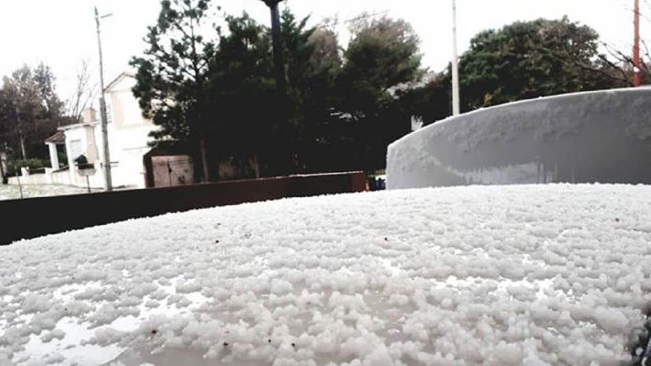 Graupel. Foto: SMN