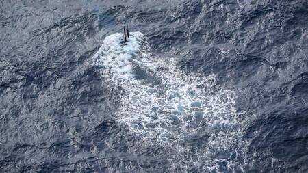 Submarino nuclear de Estados Unidos en el Atlántico Sur