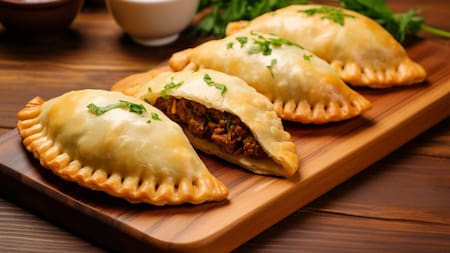 Las empanadas están incluidas listado de las 50 mejores comidas callejeras del mundo. Foto: Freepik.