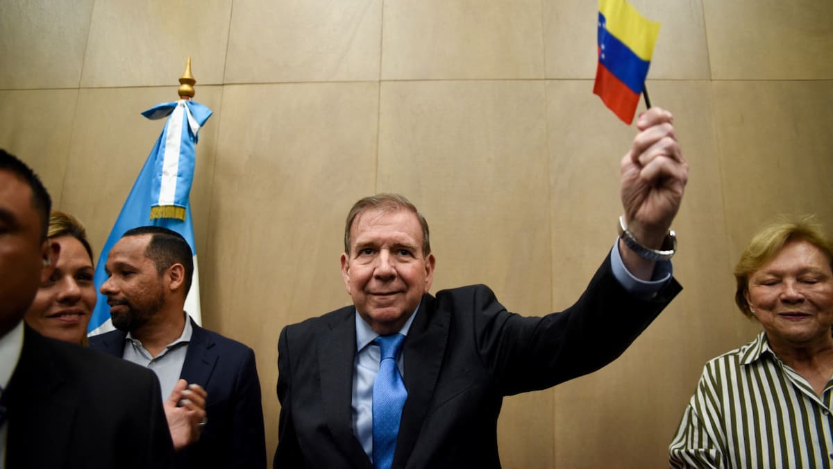 Edmundo González Urrutia en Guatemala. Foto: REUTERS.