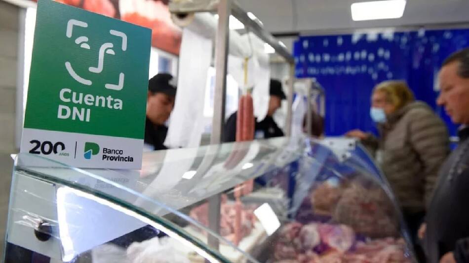Cuenta DNI, carnicerías. Foto: Banco Provincia