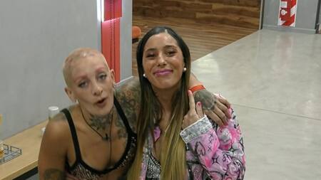 Furia y Catalina de Gran Hermano. Foto: Captura.