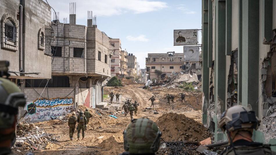 Soldados israelíes en la Franja de Gaza; guerra Israel-Hamás: Foto: X @idfonline