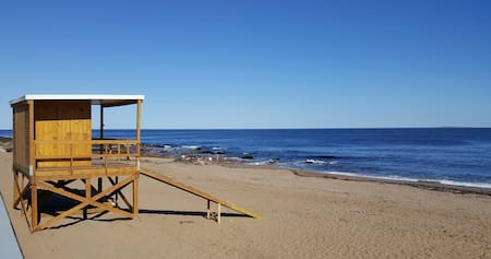 Mar del Plata. Playa de los Lobos. Foto: X