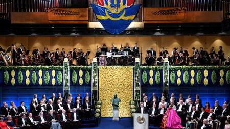 Entrega del Premio Nobel, Foto Premio Nobel