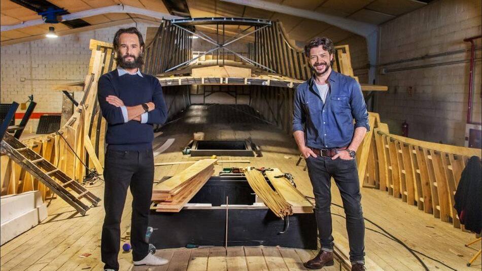 Álvaro Morte y Rodrigo Santoro - Serie Sin Limites. Foto: Amazon Prime.