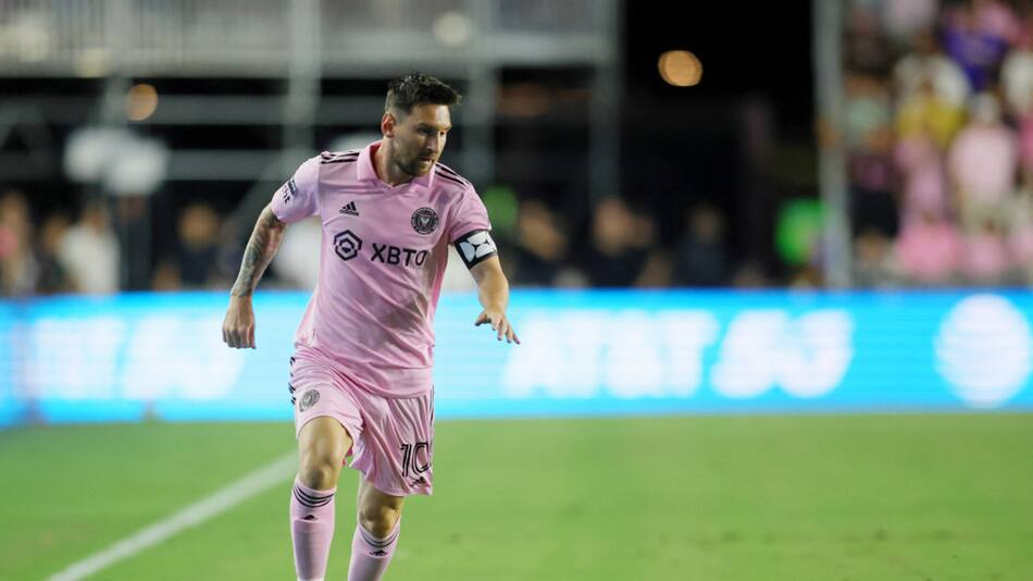 Lionel Messi debutó en Inter Miami ante Cruz Azul. Foto: Reuters.