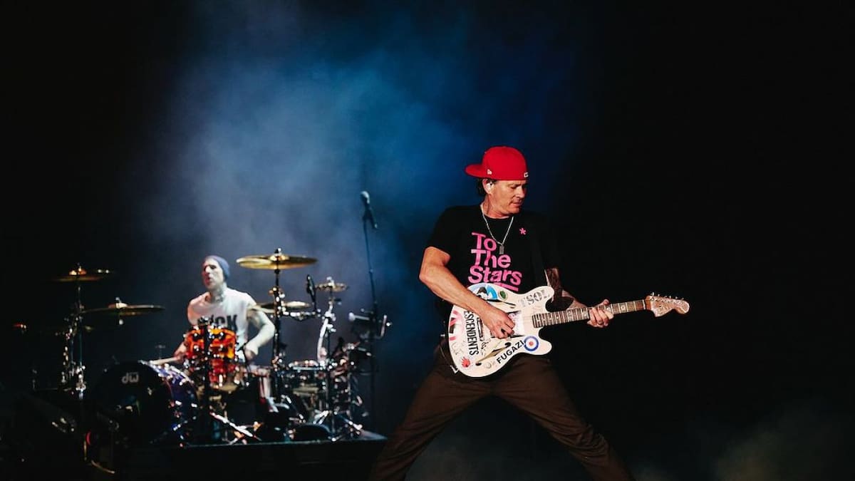 Blink 182 en Argentina. Foto: Instagram LollapaloozaAr.