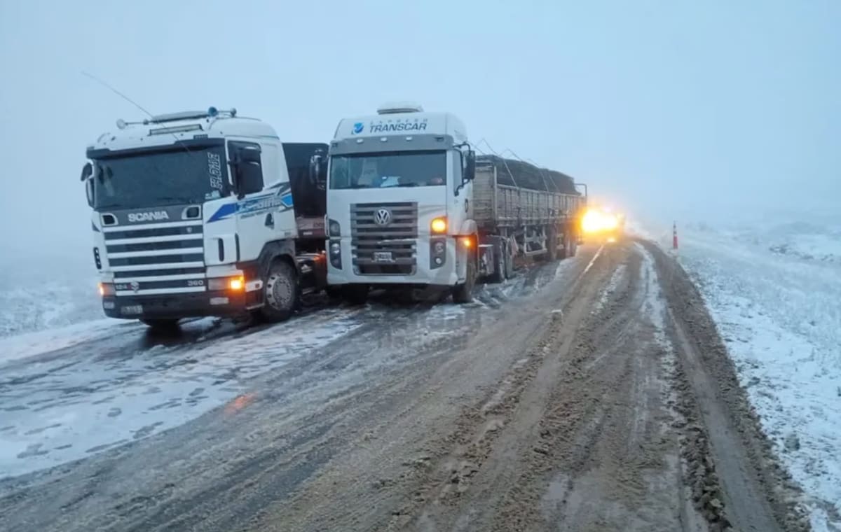 Nieve en Argentina.