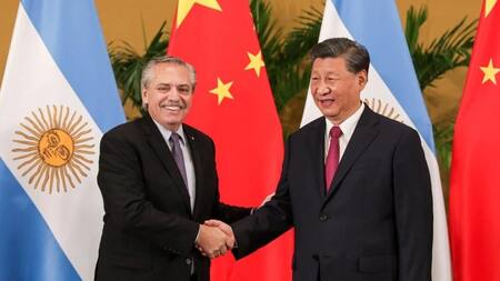 Alberto Fernández y Xi Jinping, foto Presidencia