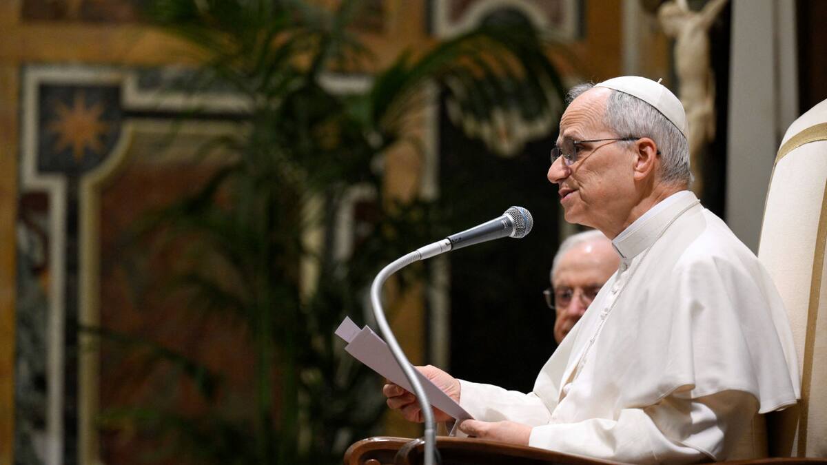 El papa León XIV. Foto: Reuters/Vatican Media/Simone Risoluti.