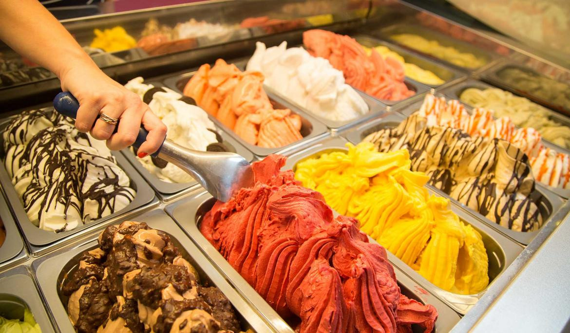 Helado artesanal.