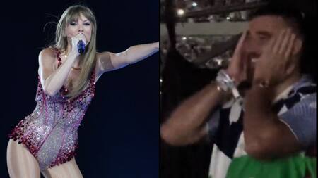 La tierna dedicatoria a Taylor Swift a su novio. Fotos: Télam y captura de pantalla.