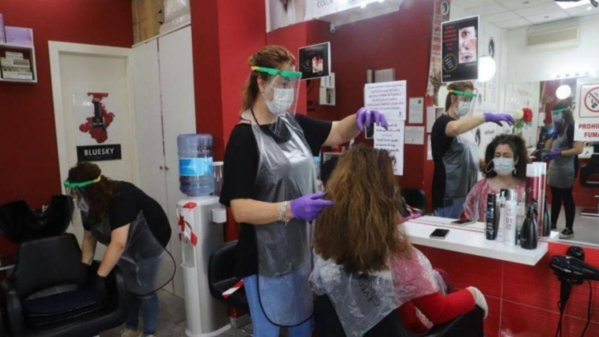Peluquería Santa Fe, coronavirus