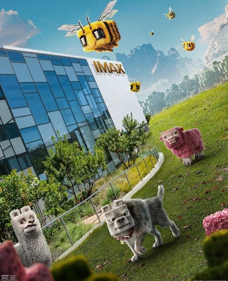 "Minecraft: la película". Foto: Instagram / aminecraftmovie.