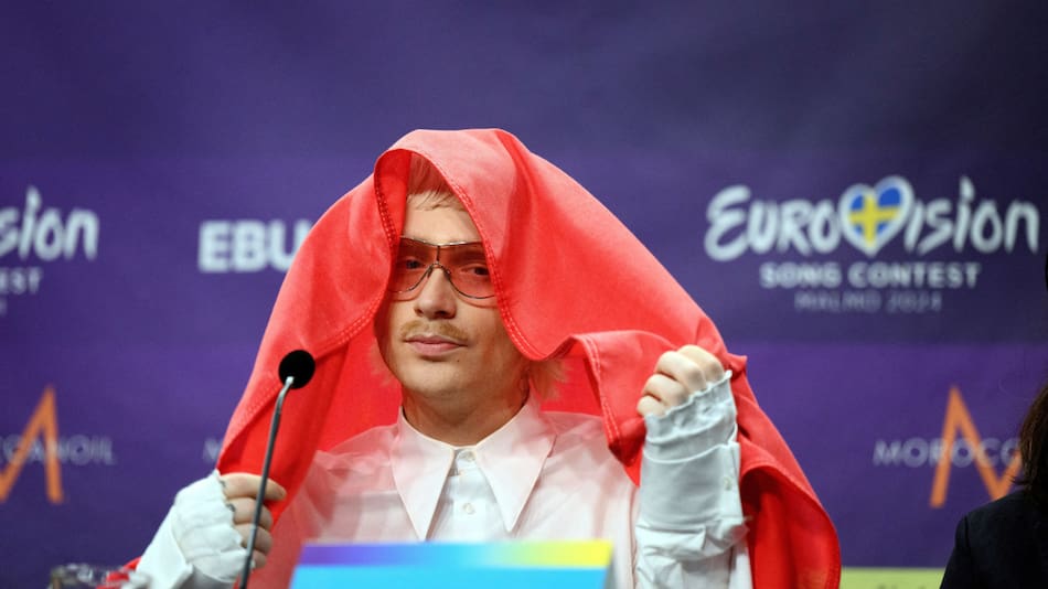 Joost Klein, participante holandés en Eurovisión 2024. Foto: Reuters.