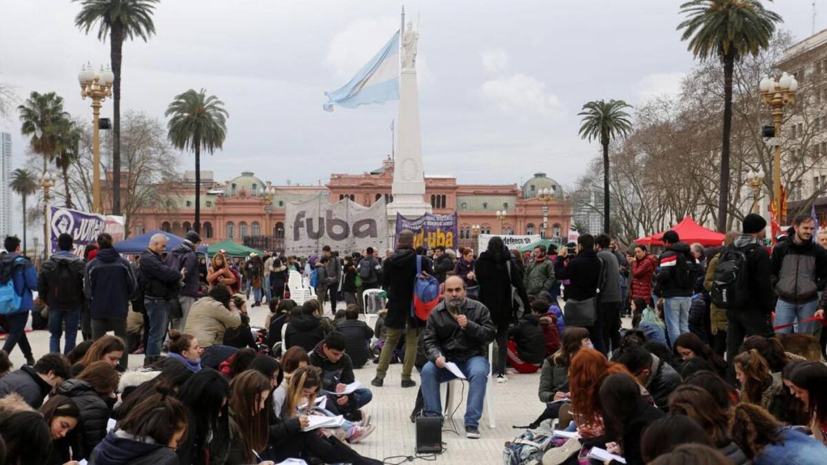 Protesta de universitarios