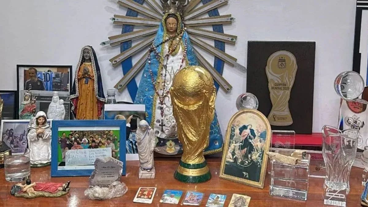 Los objetos que tiene el santuario de la Selección Argentina en el predio de la AFA