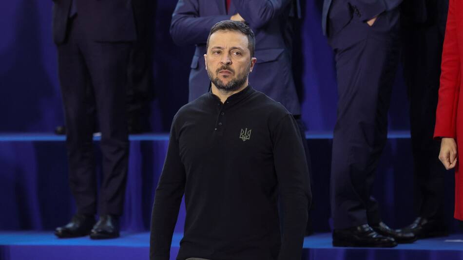 Volodimir Zelenski, presidente de Ucrania. Foto: Reuters