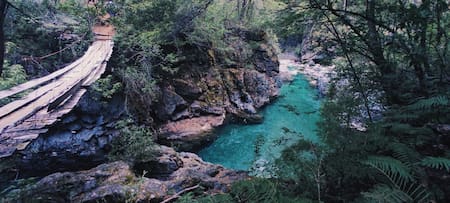 Río Motoco, El Bolsón. Foto: X