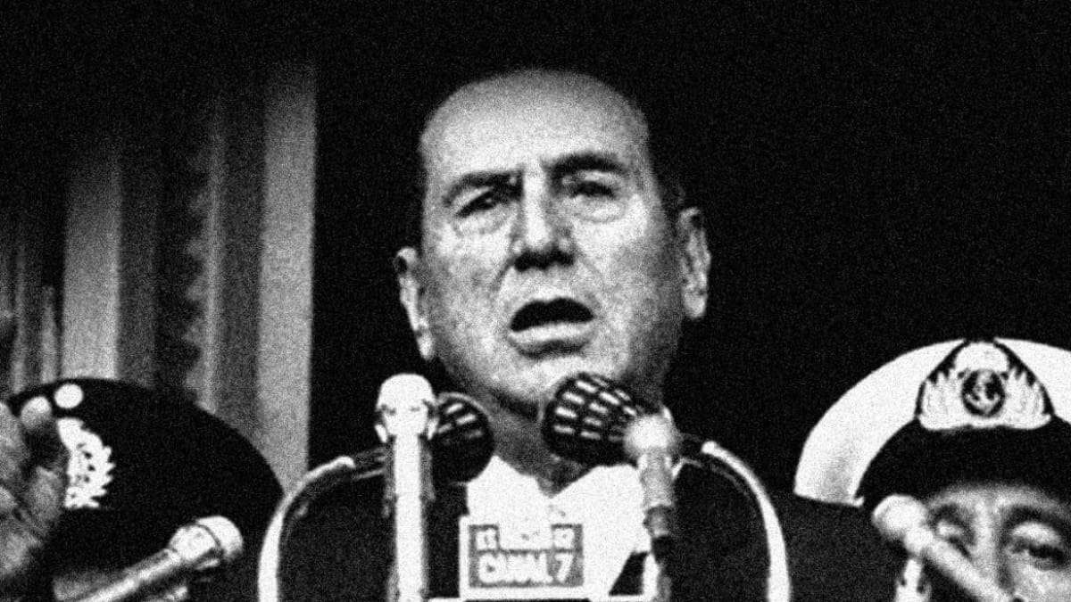 Juan Domingo Perón, presidente de Argentina, discurso, Foto Google